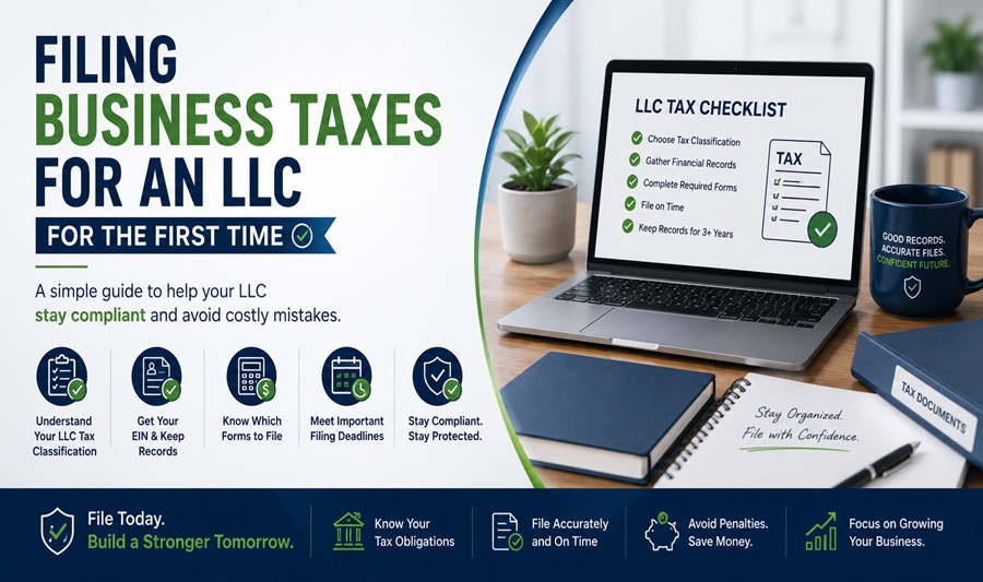 Filing Business Taxes for an LLC for the First Time